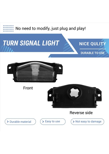 Mazda 2 3 M2 M3 2011-2013 Için 2 Adet Araç Plaka Lambası Kabuğu (Yurt Dışından) indirimleri