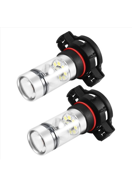 2x 5202 H16 PS24W Yüksek Güçlü 100W 6000K Süper Beyaz LED Sis Ampulü (Yurt Dışından) fiyatları