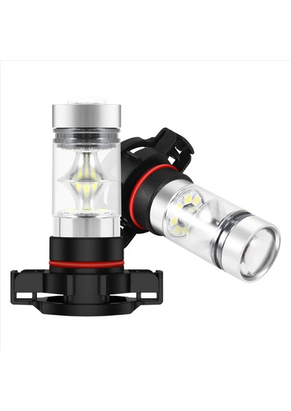 2x 5202 H16 PS24W Yüksek Güçlü 100W 6000K Süper Beyaz LED Sis Ampulü (Yurt Dışından) modelleri