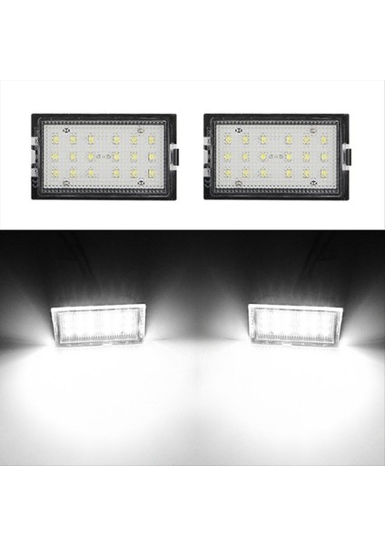 Arazi Araçları Için 2 Adet Araç Plaka Lambası LED Beyaz Lambalar (Yurt Dışından) fırsatları