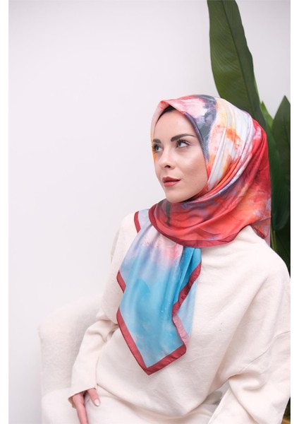 Renkli Karma Desen Dijital Soft Eşarp fiyatları