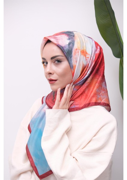 Renkli Karma Desen Dijital Soft Eşarp fırsatları