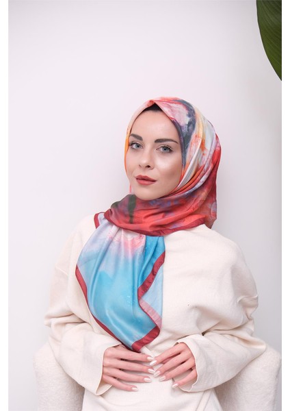 Renkli Karma Desen Dijital Soft Eşarp indirimleri