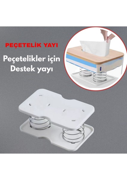 Peçetelik Destek Yayı Peçete Iç Destek Aparatı Pecetelik Yaylı Destek Aparatı Peçeteyi Yukarda Tutar