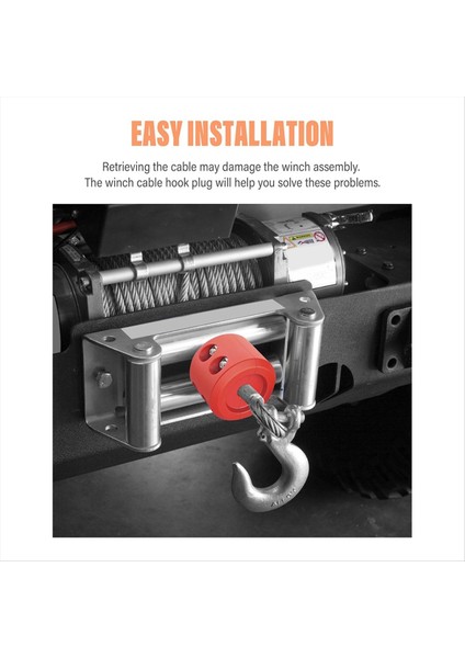 Vinç Kablo Koruyucu Kanca Durdurucu Hattı Kauçuk Durdurucu Altıgen Anahtarlı (Yurt Dışından) indirimleri