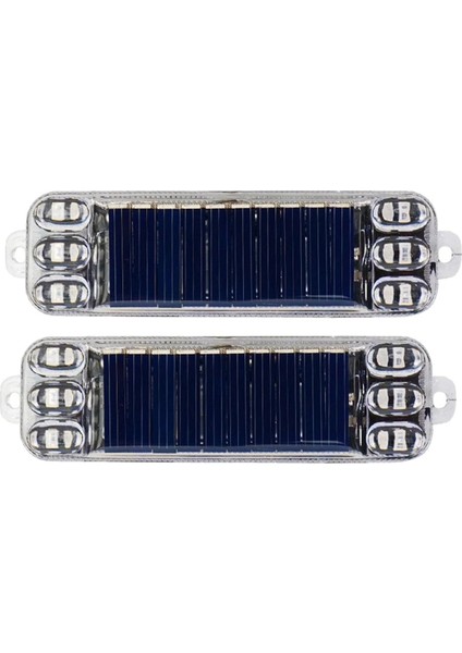 Motosiklet Güneş Enerjili Uyarı Işığı Arka Çarpışma Önleyici Flaş Işığı (Yurt Dışından)