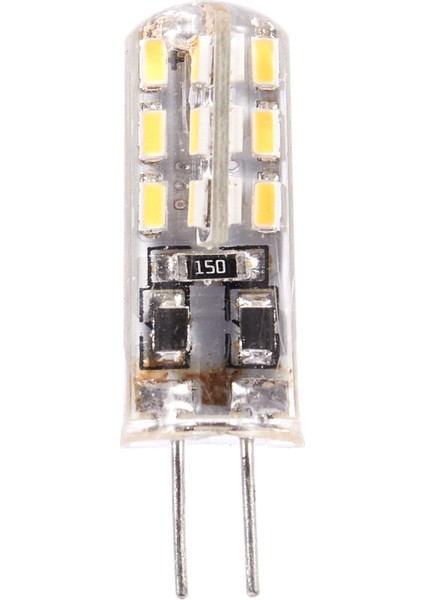 G4 LED Spot Işık Ampulü 1,5 W 24 Smd 3014 Sıcak Beyaz 12 V Dc (Yurt Dışından)
