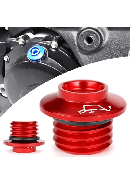 Triumph Daytona Için Kırmızı Motosiklet Motor Yağı Doldurma Tapası Kapağı (Yurt Dışından) indirimleri