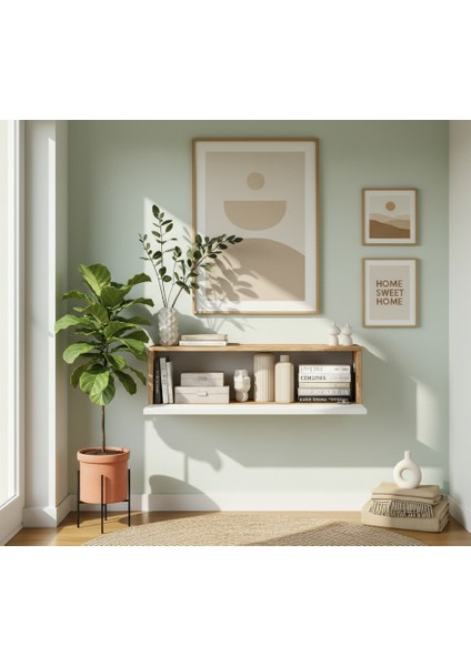 Robin Home Lia Hol Antre Dresuar Duvara Monte Kapaklı 100CM Çam-Beyaz fiyatları