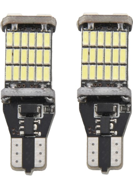 Adet T15 Hatasız 4014 45SMD Vurgulu Fren Lambası Ampulü DC12V (Yurt Dışından) modelleri
