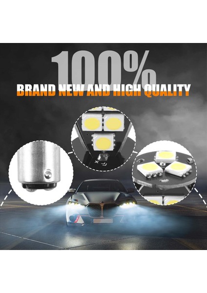 1157 P21W BAY15D 5050 18 Smd LED Arka Fren Stop Lambası Ampulü Beyaz (Yurt Dışından) indirimleri