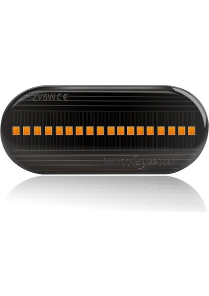 Vw Passat Golf Polo Ford 12V Siyah Kabuklu Çamurluk Dönüş Sinyal Lambası (Yurt Dışından)