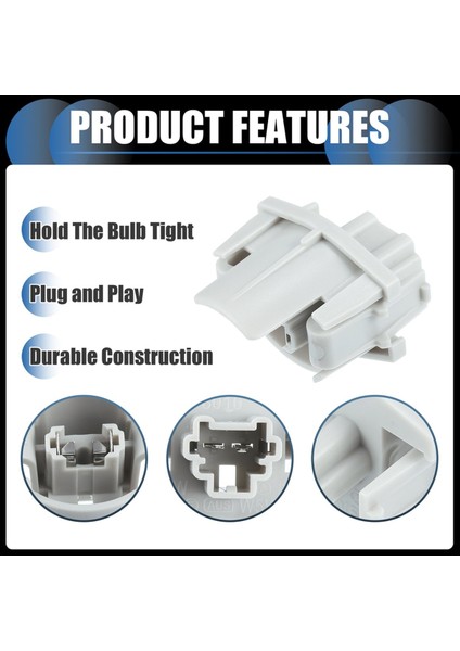 Honda Için 2 Adet Plaka Etiketi Işık Soketi Lamba Konnektör Muhafazası (Yurt Dışından) fiyatları
