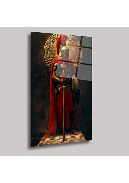 Eski Çağ Roma Şövalyesi - Cam Tablo - DEG0097 fiyatları