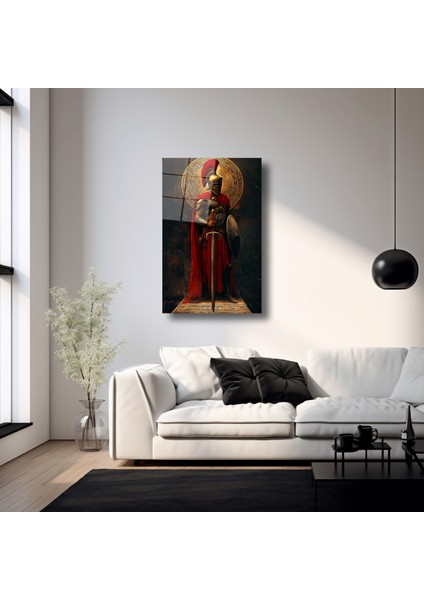 Eski Çağ Roma Şövalyesi - Cam Tablo - DEG0097 fırsatları