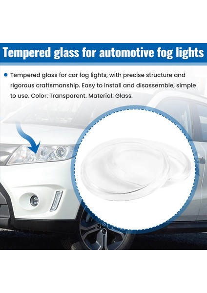 Adet/takım Çap 90MM Sis Lambası Temperli Cam Buğu Önleyici Cam (Yurt Dışından) indirimleri