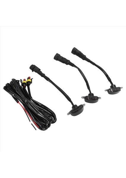 Ford Için 3x Füme Lensli Amber LED Ön Izgara Koşu Işıkları (Yurt Dışından) indirimleri