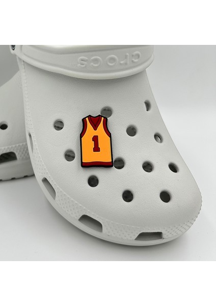 Terlik Süsü ve Aksesuarı , Çanta Süsü – Jibbitz 3D Basket Forması Figür Logo Aksesuar fiyatları