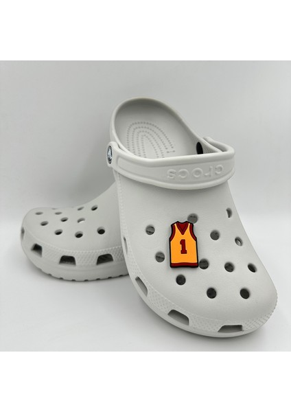 Terlik Süsü ve Aksesuarı , Çanta Süsü – Jibbitz 3D Basket Forması Figür Logo Aksesuar modelleri