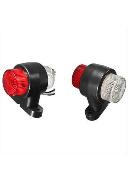Volvo Scania Için 24V Yan Işaret Lambaları 12V Römork Anahat Lambası, 2 Adet (Yurt Dışından)