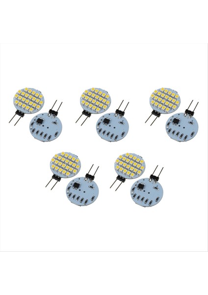 10 Adet Ayna Ön Lambası LED G4 12V Disk Şekilli 12V LED G4 (Yurt Dışından)