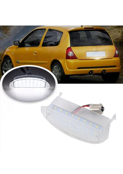 Renault Clio Mk2 Clio Iı Için 12V LED Plaka Lambası 7700410754 (Yurt Dışından)