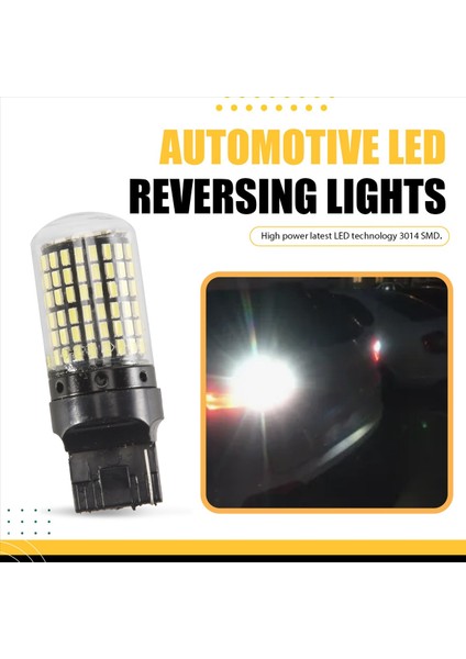 2x 7440 Süper Parlak Ampul Beyaz Geri Vites Sinyal Lambası Için (Yurt Dışından) fırsatları