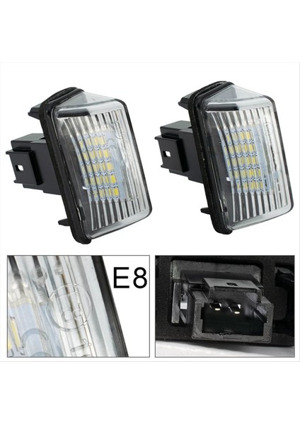 Peugeot 206, 207, 306, 307, 308 Için Plaka Lambası Grubu 6340A3 (Yurt Dışından) fırsatları