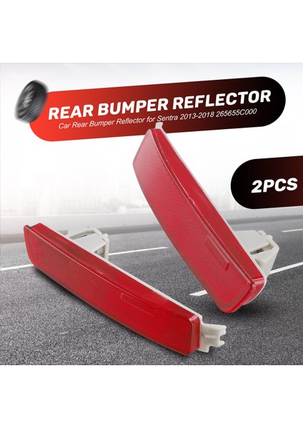 Nissan Sentra 2013-2018 Için Araç Arka Tampon Reflektörü 265655C000 (Yurt Dışından) fırsatları