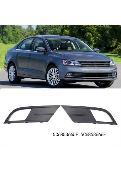 Vw Jetta Mk6 15-18 Sis Lambası Kapağı Için Ön Tampon Sis Lambası Izgarası (Yurt Dışından)