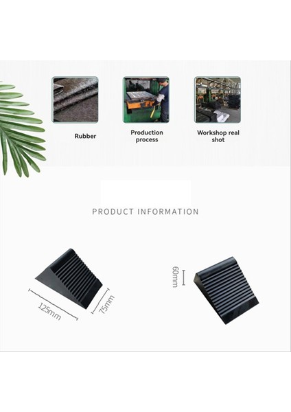 Araba Tekerleği Durdurucu Eğimli Park Yeri Kayma Önleyici Vites Tekerleği Durdurucu (Yurt Dışından) modelleri