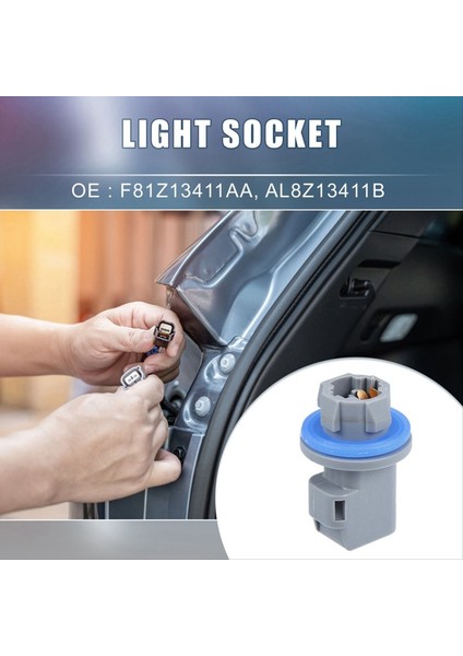 Ford F-150 F-250 Için 2 Adet Plaka Stop Lambası Fren Lambası Soketi (Yurt Dışından) modelleri