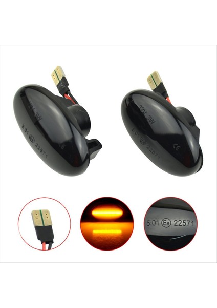 Mercedes-Benz Smart W450 A-Serisi Vito Için Siyah Sinyal Lambası (Yurt Dışından) fiyatları