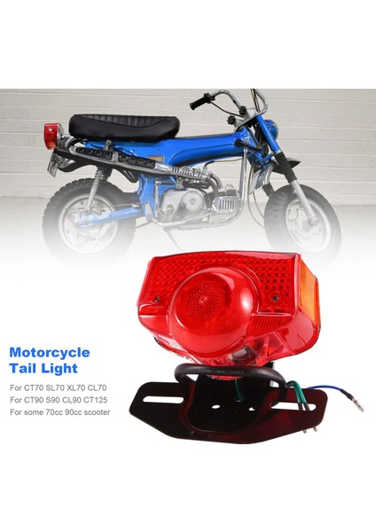 Honda CT70 CT90 CT125 XL70 CL70 CL90 Için Motosiklet Fren Arka Lambası (Yurt Dışından) fiyatları