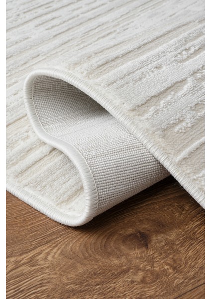 Krem Pamuk Taban Modern Desen Özel Ölçü Salon Koridor Çocuk Antre Oturma Odası Halı Yolluk