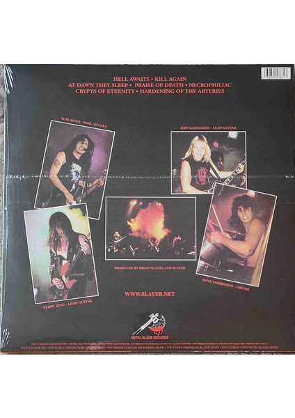 Slayer - Hell Awaits Plak ( Yeni, Ambalajında) fiyatları