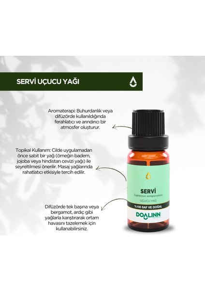 Servi Uçucu Yağı 10 ml fiyatları