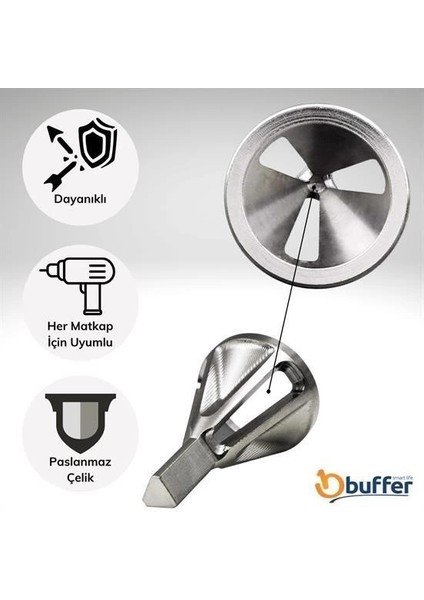 Çapak Alma Harici Çapak Alıcı Paslanmaz Çelik Çapak Kaldırma Cıvata Çapak Alma Matkap Ucu