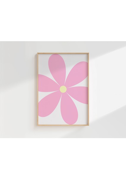 Papatya Temalı Kişiye Özel Isimli 3'lü Çocuk Odası Dekoratif Poster Seti - Çerçevesiz modelleri