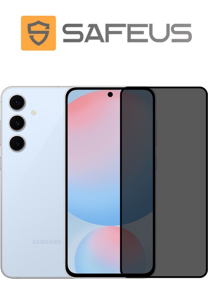 Samsung S24 Fe Tam Kaplayan Hayalet Parmak Izi Bırakmayan Safir Ekran Koruyucu Cam