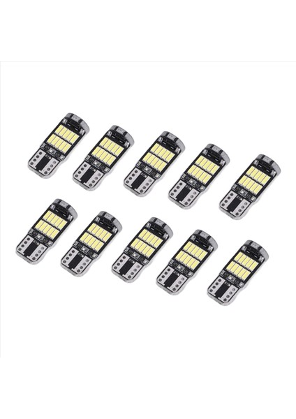 10 Adet W5W T10 LED Ampul 4014 26SMD Araç Içi Tavan Lambası (Yurt Dışından) modelleri