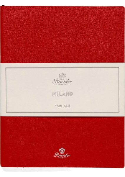 Defter Milano 19X25 cm Rosso Fu Si CNL1S099108601