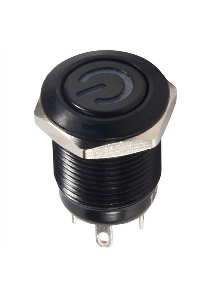 12V 2A 9,5 mm LED Metal Kapaklı Anlık Güç Düğmesi Anahtarı, Kırmızı (Yurt Dışından) fiyatları