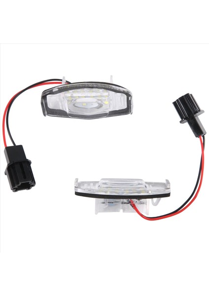 Honda Civic Honda Accord Siyah Için 2 Adet Araç LED Plaka Lambası (Yurt Dışından)