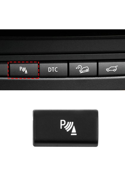 E70 2006-13 X6 E71 2008-2014 Için Park Radarı Anahtarı Düğmesi Kapağı (Yurt Dışından) modelleri