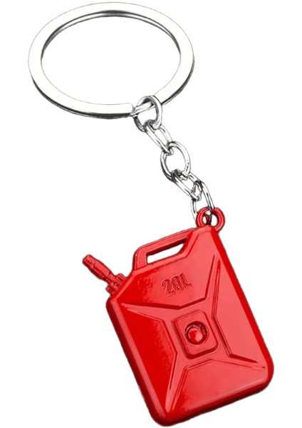 Kırmızı Yağ Varil Şekli Anahtarlıklar Metal Yangın Söndürücü Anahtarlık Moda Araba Anahtarlık Kolye Erkekler için İtfaiyeciler Hatıra Hediye (Yurt Dışından)