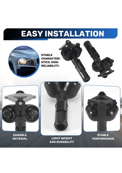 Sağ Sol Ön Far Yıkama Püskürtme Ucu Jet Pompası (Yurt Dışından) indirimleri