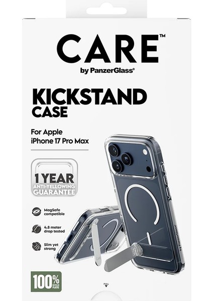 Panzerglass By Care iPhone 17 Pro Max Kickstand Standlı Magsafe Kılıf Şeffaf fırsatları