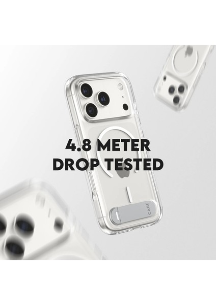 Panzerglass By Care iPhone 17 Pro Max Kickstand Standlı Magsafe Kılıf Şeffaf