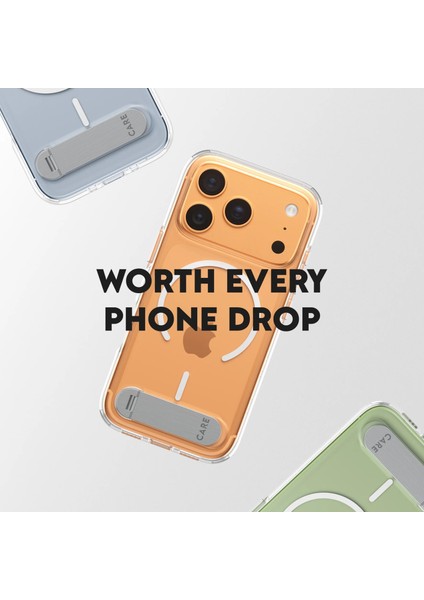 Panzerglass By Care iPhone 17 Pro Max Kickstand Standlı Magsafe Kılıf Şeffaf